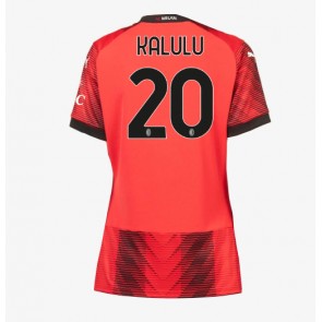 AC Milan Pierre Kalulu #20 Hemmatröja Dam 2023-24 Kortärmad